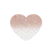 Phayah Glittery Pretty Pattern Pattern Lavender Scent Car Air Freshener Heart Shape Card Hanging Hanging Scented Card 4 Pcs For Cars Closet Drawer Eliminate