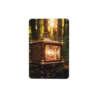 Phayah Glowing Box Pattern Lavender Scent Car Air Freshener Rectangle Card Hanging Hanging Scented Card 4 Pcs For Cars Closet Shoe