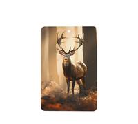 Phayah Glowing Deer In The Forest Pattern Lavender Scent Car Air Freshener Rectangle Card Hanging Hanging Scented Card 4 Pcs For Cars Closet Shoe