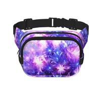Phayah Glowing Flower Pile Waist Pack Bag,Fanny Pack For Men,Women, Workout Traveling Casual Running Hiking Cycling, Bum Bag