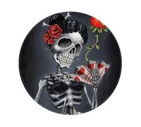 PHAYAH Goth Beauty Girl Round Non-Slip Rubber Mouse Pad- Durable And Comfortable For Office, Gaming, And Learning 8in1 Pc