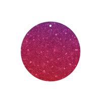 Phayah Gradient Sequin Sparkle Pattern Lavender Scent Car Air Freshener Round Shape Card Hanging Hanging Scented Card 4 Pcs For Cars Closet Shoe