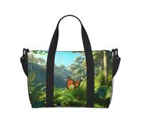 Phayah Grasshopper Butterfly Crossbody Travel Bag Overnighter Duffel Bags Carry On Size Ideal For School Or Overnight Travel Bag