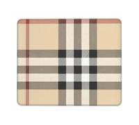 Phayah Gray Plaid Lines Pattern Mouse Pad with Non Slip Rubber Base Gaming with Stitched Edge, Mousepad for Laptop, Computer, Office 8.3 X 10.3 in