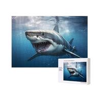 Phayah Great White Shark Puzzles For Adults 300 Pieces For Home Decor Intelligence Development Toys 15.7 X 11"
