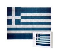 Phayah Greek Flag Puzzles 500 Piece for Jigsaw Puzzle Wooden Puzzle for Family Friend Home Decor Wall Art 20.4 X 15 in