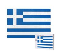 Phayah Greek Flag Puzzles For Adults 1000 Pieces For Home Decor Children'S Intelligence Development Toys 29.5 X 19.7"