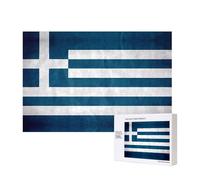 Phayah Greek Flag Puzzles For Adults 300 Pieces For Home Decor Children'S Intelligence Development Toys 15.7 X 11"