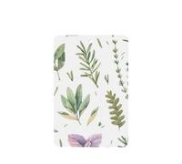 Phayah Green Flower Herb Sage Leaves And Branches Pattern Lavender Scent Car Air Freshener Rectangle Card Hanging Hanging Scented Card 6 Pcs For Cars Closet Drawer Eliminate