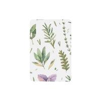 Phayah Green Flower Herb Sage Leaves And Branches Pattern Lavender Scent Car Air Freshener Rectangle Card Hanging Hanging Scented Card 4 Pcs For Cars Closet Drawer Eliminate