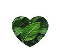 Phayah Green Nature Pattern Lavender Scent Car Air Freshener Heart Shape Card Hanging Hanging Scented Card 4 Pcs For Cars Closet Drawer