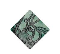 Phayah Green Octopus Pattern Lavender Scent Car Air Freshener Square Card Hanging Hanging Scented Card 6 Pcs For Cars Closet Shoe