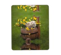 Phayah Guinea Pigs Pattern Mouse Pads, Portable Wireless Mouse Pad, Non-Slip Rubber Base Laptop Mousepad Smooth Surface for Office & Travel 7 X 8.6 in