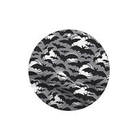 Phayah Halloween Bats Grey Pattern Lavender Scent Car Air Freshener Round Shape Card Hanging Hanging Scented Card 6 Pcs For Cars Closet Shoe