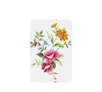 Phayah Hand Painted Flower Pattern Lavender Scent Car Air Freshener Rectangle Card Hanging Hanging Scented Card 6 Pcs For Cars Closet Drawer Eliminate