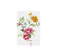 Phayah Hand Painted Flower Pattern Lavender Scent Car Air Freshener Rectangle Card Hanging Hanging Scented Card 4 Pcs For Cars Closet Drawer Eliminate