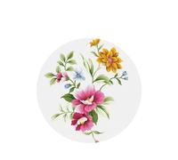 Phayah Hand Painted Flower Pattern Lavender Scent Car Air Freshener Round Shape Card Hanging Hanging Scented Card 4 Pcs For Cars Closet Drawer Eliminate