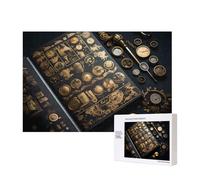 Phayah Handbook Vintage Puzzles For Adults 300 Pieces For Home Decor Intelligence Development Toys 15.7 X 11"