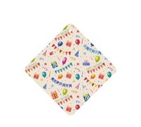 Phayah Happy Birthday Pattern Lavender Scent Car Air Freshener Square Card Hanging Hanging Scented Card 6 Pcs For Cars Closet Drawer Eliminate