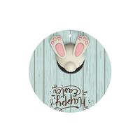 Phayah Happy Easter Eggs Bunny Tail Pattern Lavender Scent Car Air Freshener Round Shape Card Hanging Hanging Scented Card 4 Pcs For Cars Closet Drawer Eliminate
