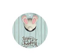 Phayah Happy Easter Eggs Bunny Tail Pattern Lavender Scent Car Air Freshener Round Shape Card Hanging Hanging Scented Card 6 Pcs For Cars Closet Drawer Eliminate