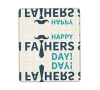 Phayah Happy Fathers Day Pattern Mouse Pad with Anti-Fray Stitching with Non-Slip Rubber Base, Gaming Mouse Mat for Laptop, Office & Home 8.3 X 10.3 in