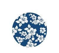 Phayah Hawaii Flower Pattern Lavender Scent Car Air Freshener Round Shape Card Hanging Hanging Scented Card 6 Pcs For Cars Closet Drawer Eliminate