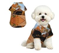 Phayah Hawaiian Dog Shirt Lightweight Breathable Summer T-Shirt L | Albany Covered Bridge Prints Fun Beach Outfit For Small, Medium, And Large Dogs, Perfect For Hot Days