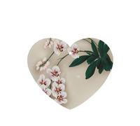 Phayah Heart Shape Car Air Fresheners Cards 4 Pcs Bell Orchid Pattern Auto Aromatherapy Tablets Hanging Scented Card - Lavender Scent
