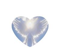 Phayah Heart Shape Car Air Fresheners Cards 4 Pcs Bird Facing The Sun Pattern Auto Aromatherapy Tablets Hanging Scented Card - Lavender Scent