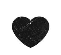 Phayah Heart Shape Car Air Fresheners Cards 4 Pcs Black Marble Veins Pattern Auto Aromatherapy Tablets Hanging Scented Card - Lavender Scent