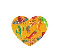 Phayah Heart Shape Car Air Fresheners Cards 4 Pcs Cactus Hat And Chili Pepper Pattern Auto Aromatherapy Tablets Hanging Scented Card - Lavender Scent