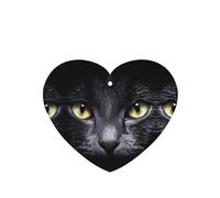 Phayah Heart Shape Car Air Fresheners Cards 4 Pcs Cats Pattern Auto Aromatherapy Tablets Hanging Scented Card - Lavender Scent