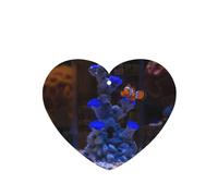 Phayah Heart Shape Car Air Fresheners Cards 4 Pcs Clown Fish By The Reef Pattern Auto Aromatherapy Tablets Hanging Scented Card - Lavender Scent
