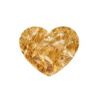 Phayah Heart Shape Car Air Fresheners Cards 4 Pcs Golden Wheat Mango Pattern Auto Aromatherapy Tablets Hanging Scented Card - Lavender Scent