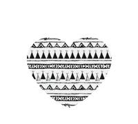 Phayah Heart Shape Car Air Fresheners Cards 4 Pcs Native American Patterns Pattern Auto Aromatherapy Tablets Hanging Scented Card - Lavender Scent