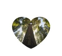 Phayah Heart Shape Car Air Fresheners Cards 4 Pcs Old Tree Pattern Auto Aromatherapy Tablets Hanging Scented Card - Lavender Scent
