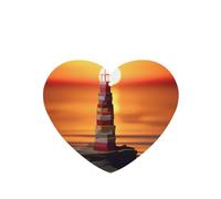 Phayah Heart Shape Car Air Fresheners Cards 4 Pcs Paper Lighthouse Pattern Auto Aromatherapy Tablets Hanging Scented Card - Lavender Scent