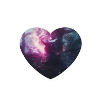 Phayah Heart Shape Car Air Fresheners Cards 4 Pcs Purple Flame Phoenix Pattern Auto Aromatherapy Tablets Hanging Scented Card - Lavender Scent