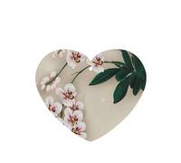 Phayah Heart Shape Car Air Fresheners Cards 6 Pcs Bell Orchid Pattern Aromatherapy Tablets Hanging Scented Card - Lavender Scent Eliminate Odor
