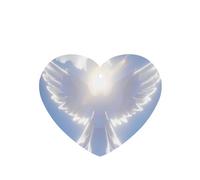 Phayah Heart Shape Car Air Fresheners Cards 6 Pcs Bird Facing The Sun Pattern Auto Aromatherapy Tablets Hanging Scented Card - Lavender Scent
