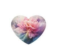 Phayah Heart Shape Car Air Fresheners Cards 6 Pcs Cloud Smoke Flower Pattern Auto Aromatherapy Tablets Hanging Scented Card - Lavender Scent
