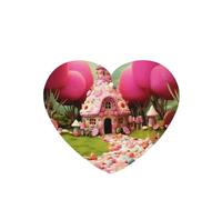Phayah Heart Shape Car Air Fresheners Cards 6 Pcs Cute Candy House Pattern Aromatherapy Tablets Hanging Scented Card - Lavender Scent Eliminate Odor