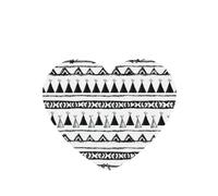 Phayah Heart Shape Car Air Fresheners Cards 6 Pcs Native American Patterns Pattern Aromatherapy Tablets Hanging Scented Card - Lavender Scent Eliminate Odor
