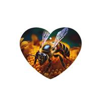 Phayah Heart Shape Car Air Fresheners Cards 6 Pcs Nectar Pattern Aromatherapy Tablets Hanging Scented Card - Lavender Scent Eliminate Odor