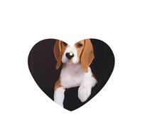 Phayah Heart Shape Car Air Fresheners Cards 6 Pcs Ovely Pet Dog Beagle Pattern Aromatherapy Tablets Hanging Scented Card - Lavender Scent Eliminate Odor