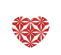 Phayah Heart Shape Car Air Fresheners Cards 6 Pcs Red Lips Pattern Aromatherapy Tablets Hanging Scented Card - Lavender Scent Eliminate Odor