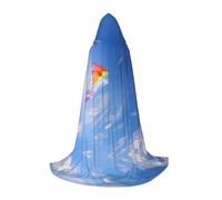 PHAYAH Hooded Cloak Witch Halloween Costumes Witchcraft Robe Cape | Kite Pattern Cloak Cosplay Costume Masquerade Women Men Robe Dance Comic Convention