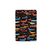 Phayah I Love My Dog Dachshunds Pattern Lavender Scent Car Air Freshener Rectangle Card Hanging Hanging Scented Card 6 Pcs For Cars Closet Shoe