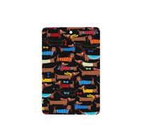 Phayah I Love My Dog Dachshunds Pattern Lavender Scent Car Air Freshener Rectangle Card Hanging Hanging Scented Card 4 Pcs For Cars Closet Shoe